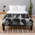 Pablo Gavi plush blanket with cute collage design