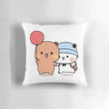 Cute panda bear and balloon plush pillow for snuggling and cuddling
