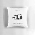 Soft, plush panda bear-themed throw pillow for comfortable home decor