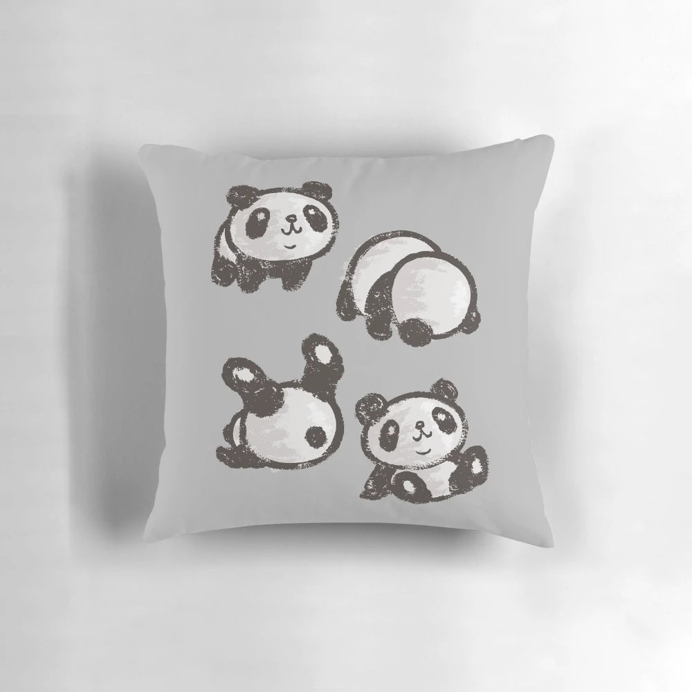 Soft, cuddly panda bear pillow perfect for snuggling