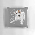 Soft, plush pillow featuring a cute Parson Russell Terrier design, perfect for dog lovers.