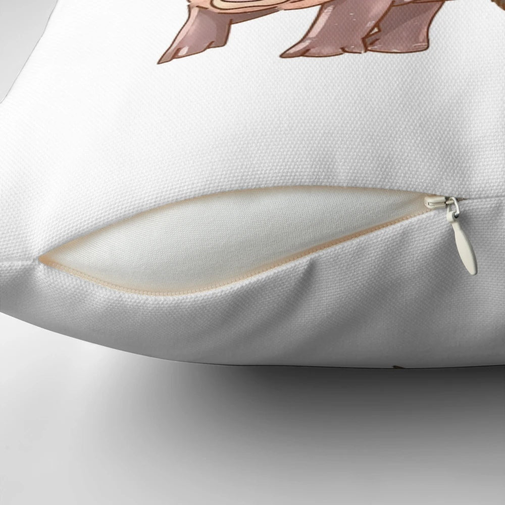 Soft, plush pillow featuring a cute pesto penguin design