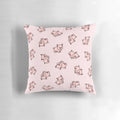 Soft, plush pig pillow in a cute, cartoon style with a pink and white design