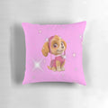 Paw Patrol Skye-themed pink decorative pillow for children