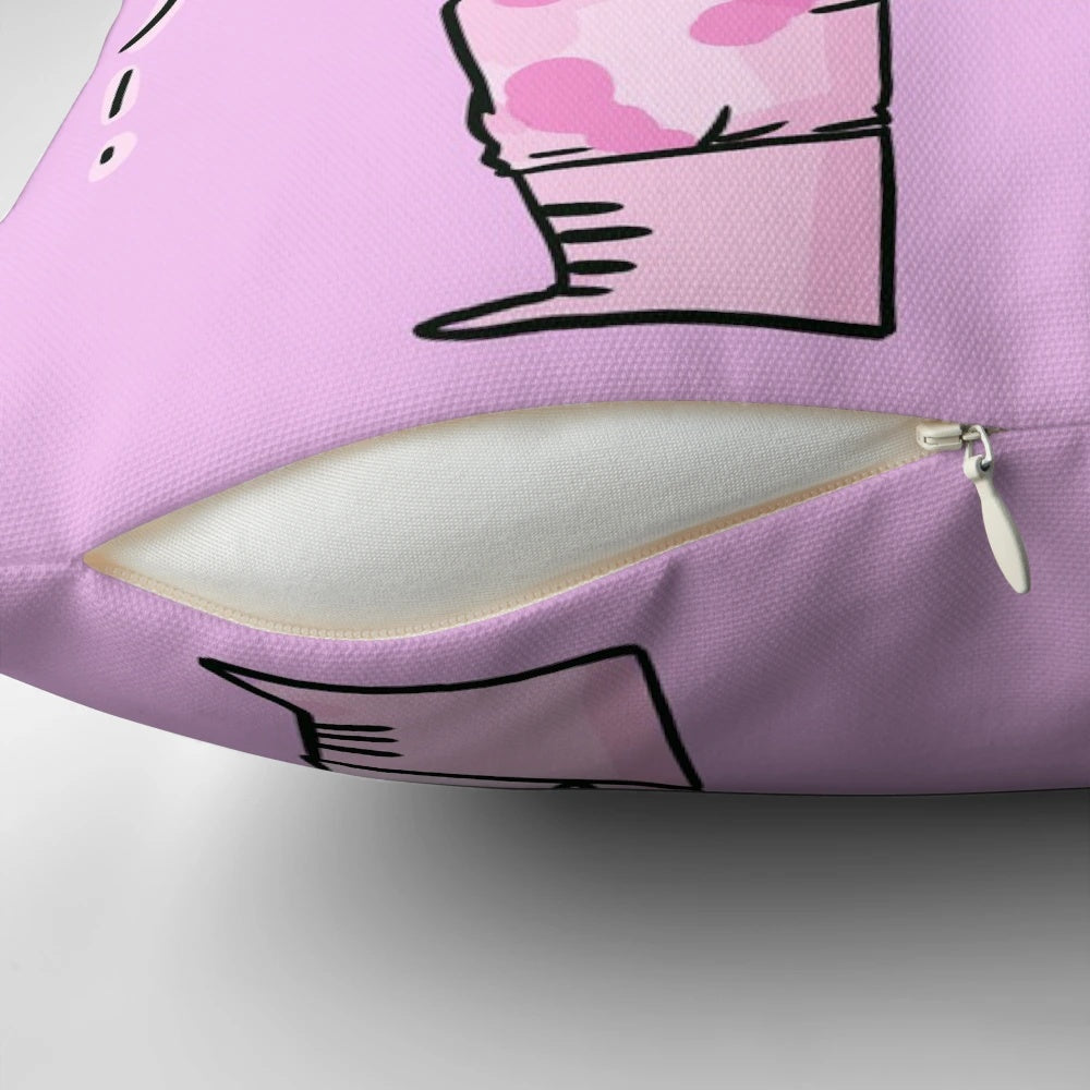 Cute pink pillow with Tachanka from the video game design