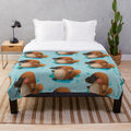 Platypus Puggle Plush Blanket