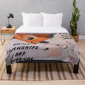 Plush blanket featuring the beloved Disney characters Bambi and Thumper