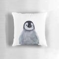 Soft, cuddly plush penguin pillow for nursery, bedroom, or living room decor