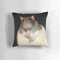 Soft, cuddly plush rat pillow for adding a touch of cuteness to any room
