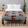 Pucca and Garu Themed Plush Blanket