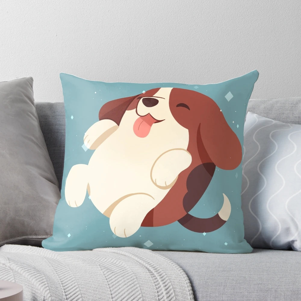 Soft and cuddly puppy bean beagle pillow for pet owners