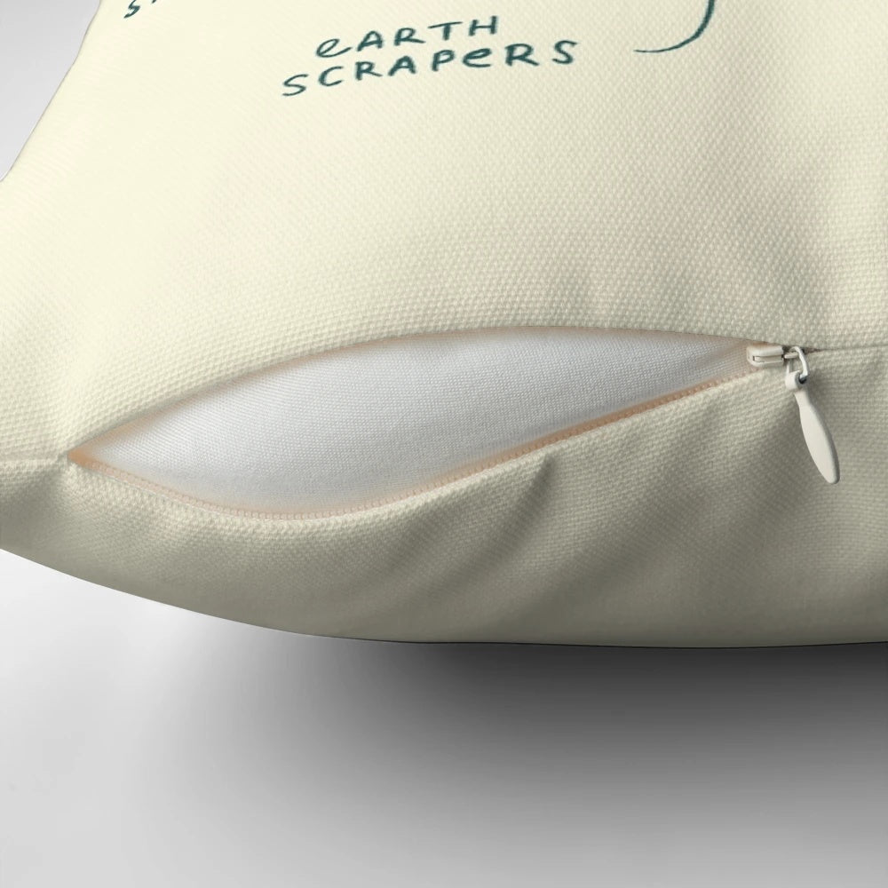 Plush rabbit-shaped pillow with anatomical design
