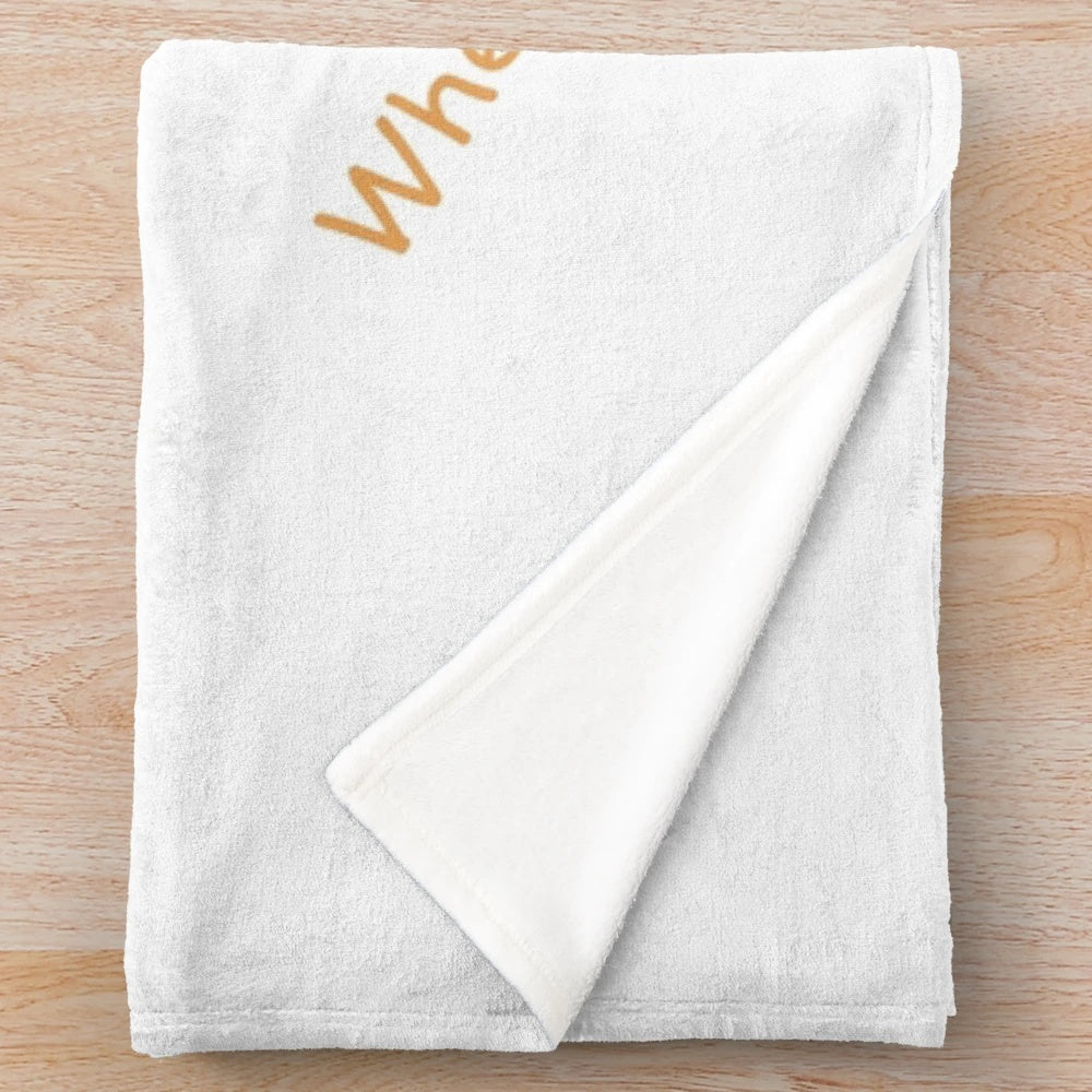 Soft and cozy plush blanket featuring a cute and funny cartoon rabbit design
