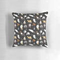 A soft, plush pillow featuring a cute rat print design.