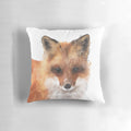 Soft, plush red fox pillow with a realistic and cute design