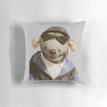 Soft and cuddly Roland the Rat plush pillow, featuring the iconic character's playful design.