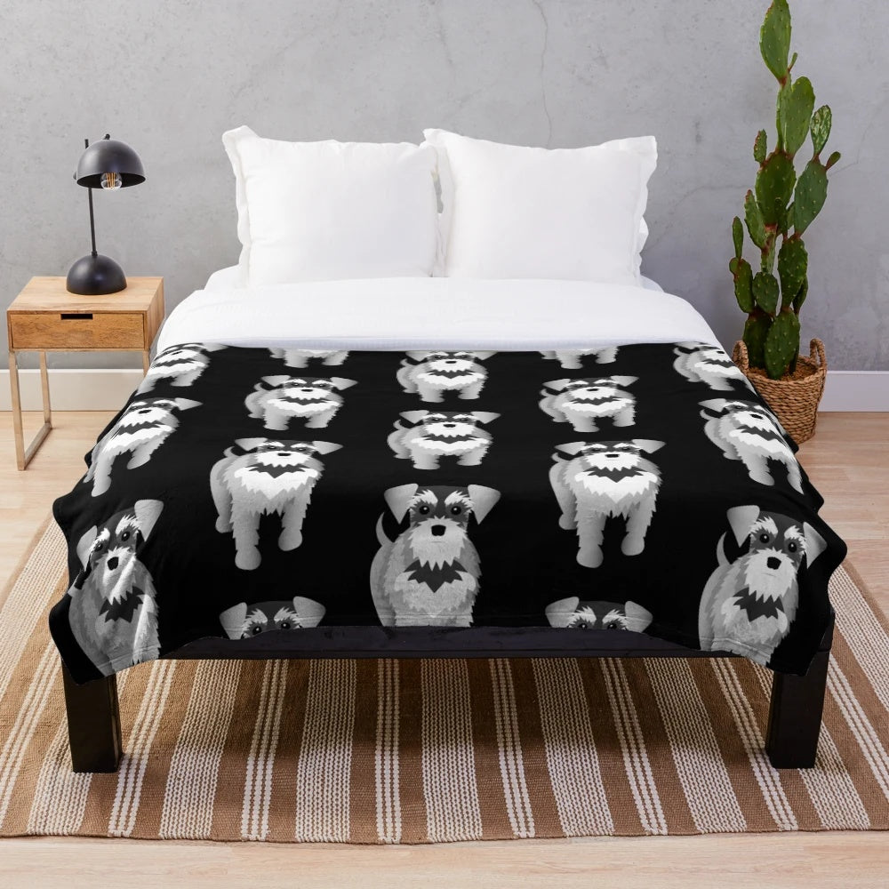 Schnauzer Plush Blanket