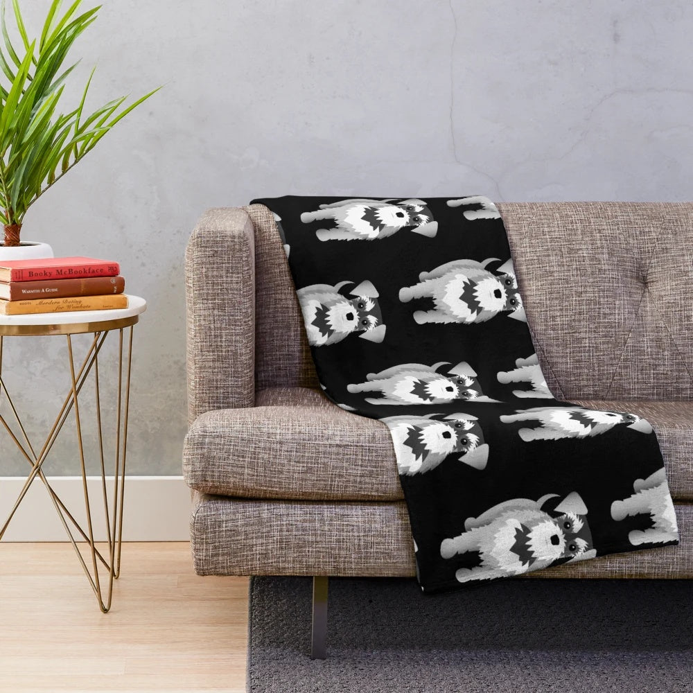 Schnauzer Plush Blanket