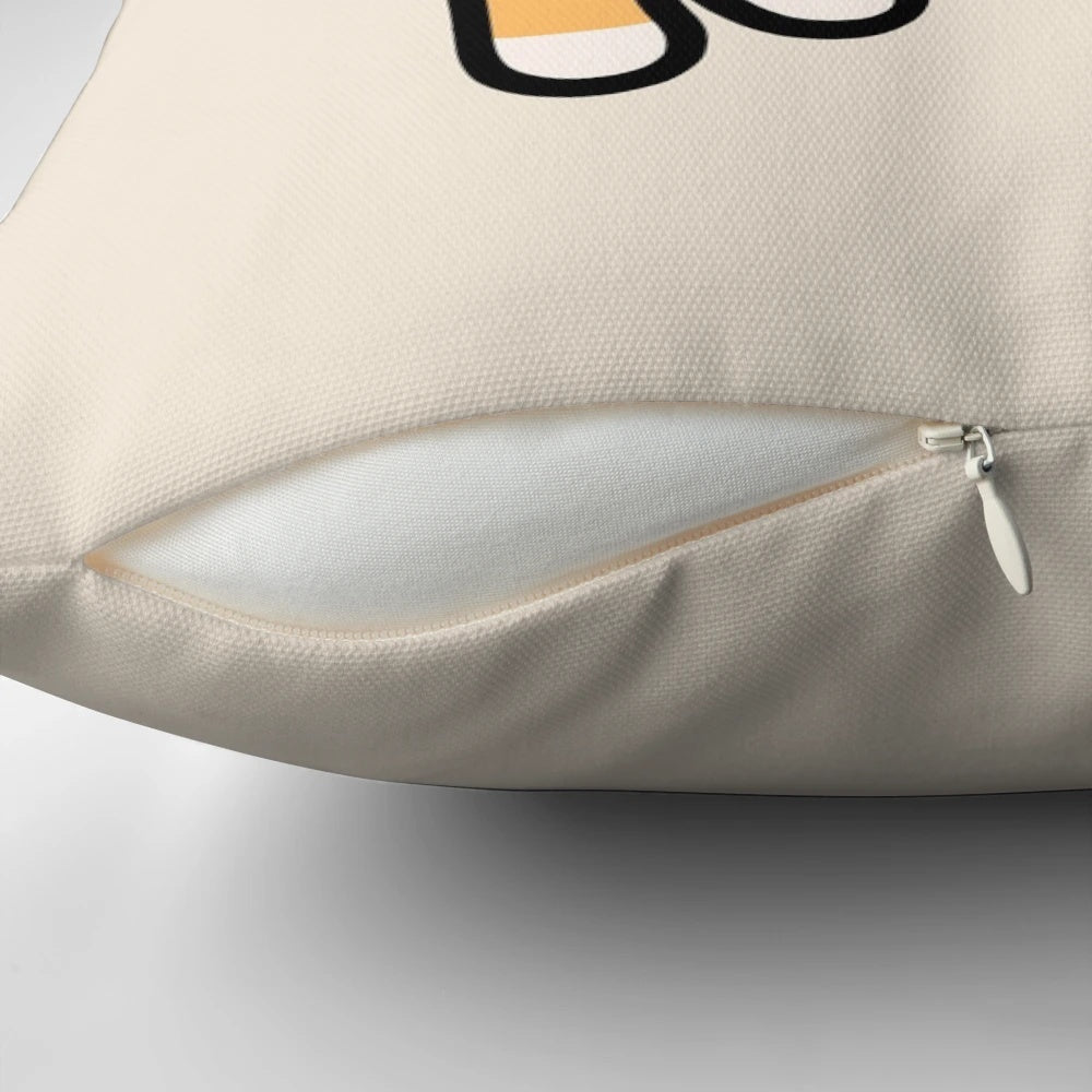 Soft and plush Shiba Inu dog breed pillow in a kawaii cartoon style