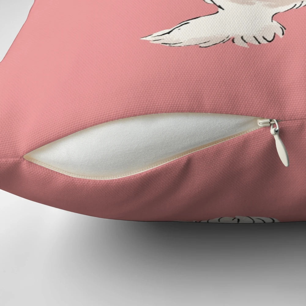 Soft, fluffy silkie chicken plush pillow