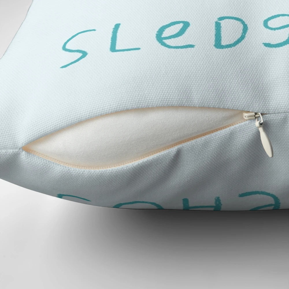 A cozy and cute hedgehog-shaped pillow perfect for holiday and winter home decor.