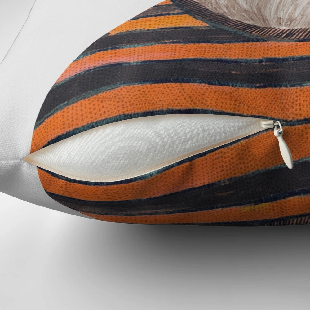 Soft and huggable sloth pillow, featuring a cute and playful sloth character design.
