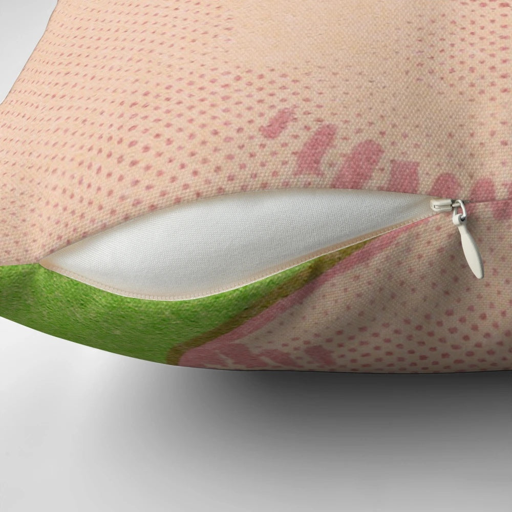 Soft, plush pillow featuring a humorous image of a cat sneezing, perfect for cat enthusiasts and meme fans.