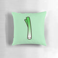 Soft, huggable spring onion plush pillow with a sweet, playful design