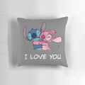 Soft, cuddly plush pillow featuring the beloved characters Stitch and Angel from the popular animated series.