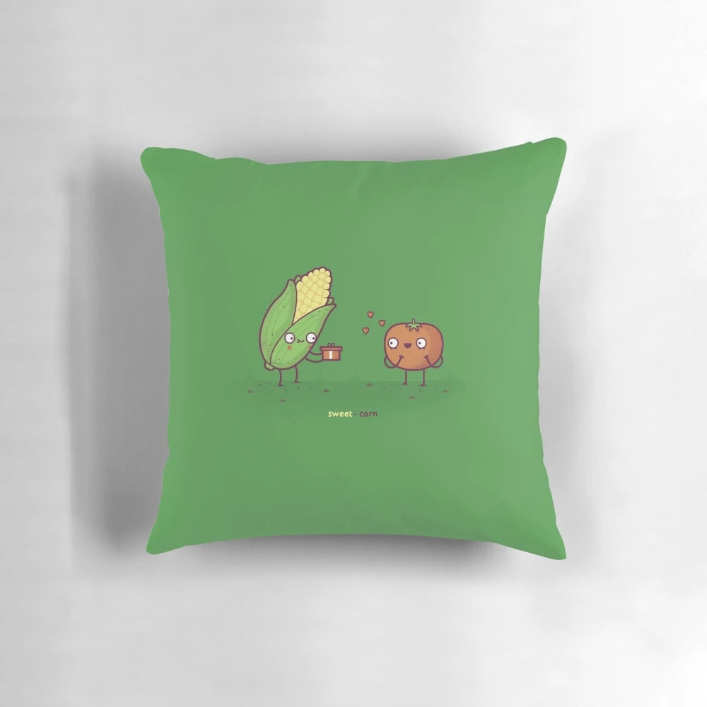Sweet corn shaped plush pillow with cute and whimsical design