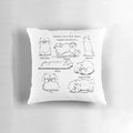 Funny, Adorable Tibetan Spaniel Design Pillow for Dog Lovers