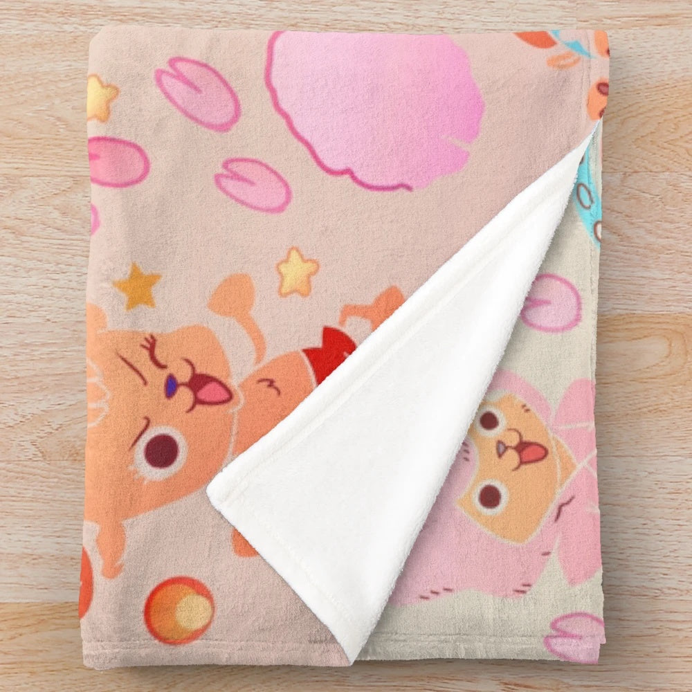 Soft and Cozy Tony Tony Chopper Patterned Plush Blanket