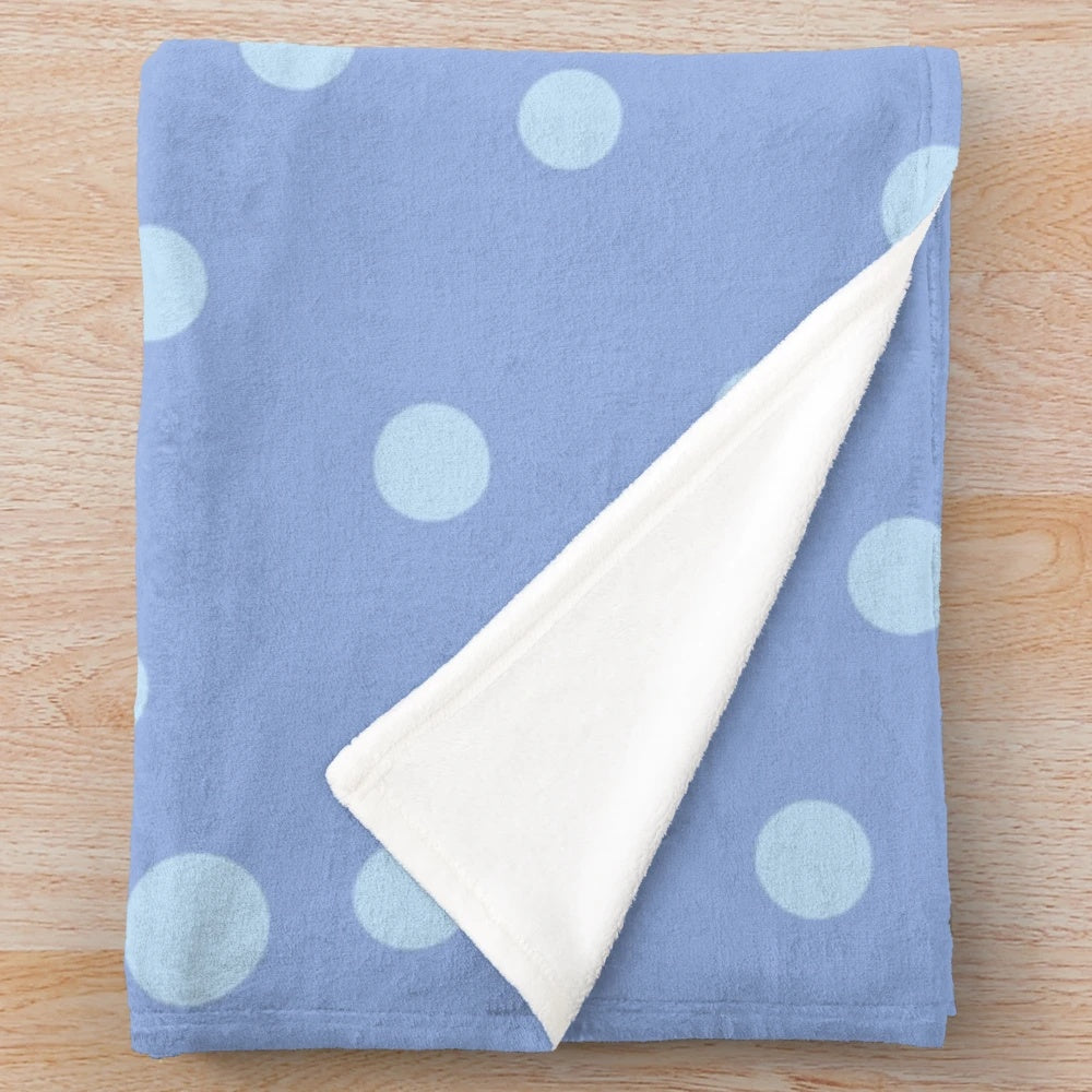 Cute and cuddly whale face plush blanket