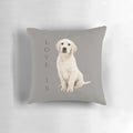 Soft and cuddly white labrador retriever puppy pillow, great gift for dog lovers
