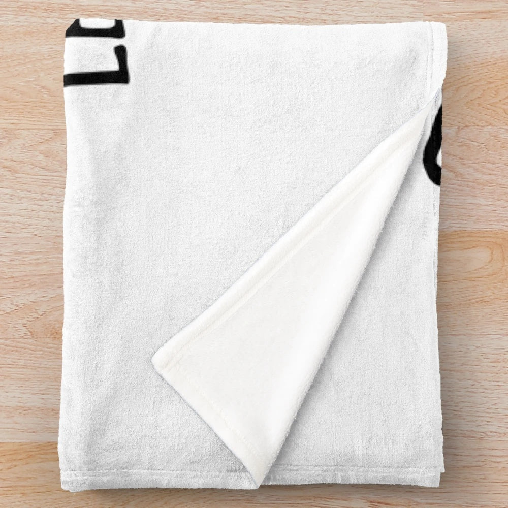 Cute cartoon-style white pomeranian dog on a plush blanket