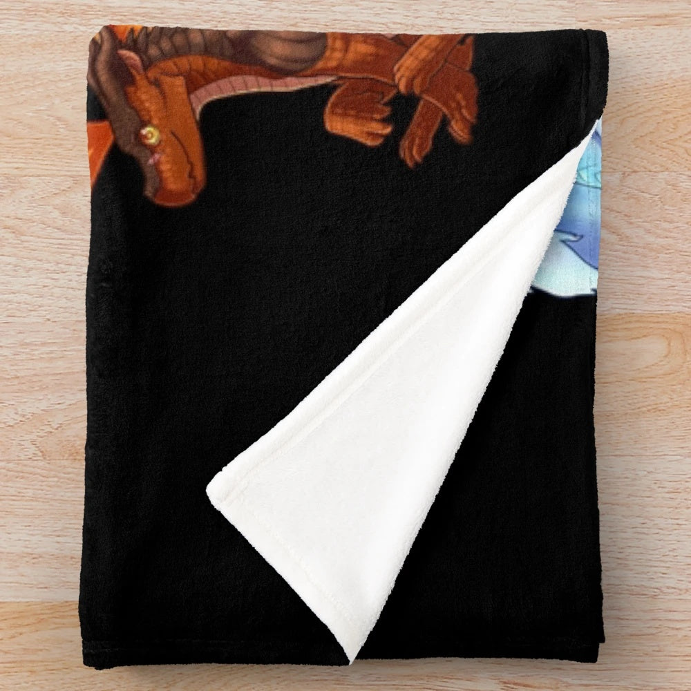 Wings of Fire Jade Winglet Dragonets Plush Blanket