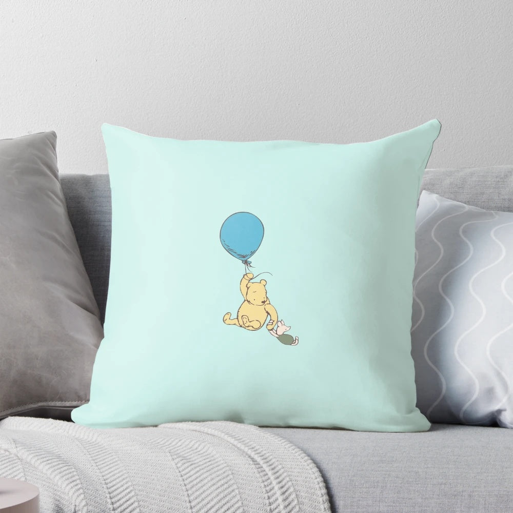 Soft and cuddly Winnie the Pooh plush pillow for children's bedroom
