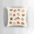 Soft, cuddly zebra finch-shaped pillow with a cute, chubby design