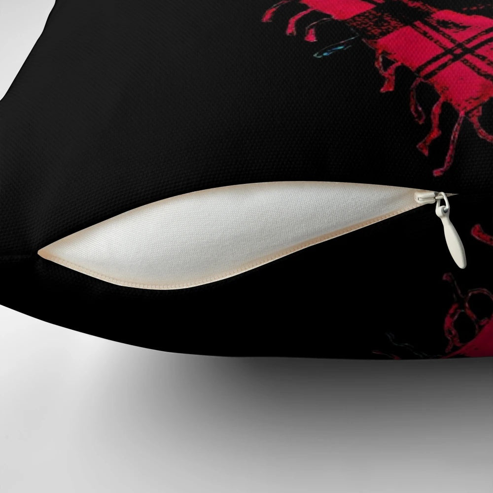 Adorable pillow featuring a cat in an adventurer hat and goggles, perfect for cat lovers and decor enthusiasts.