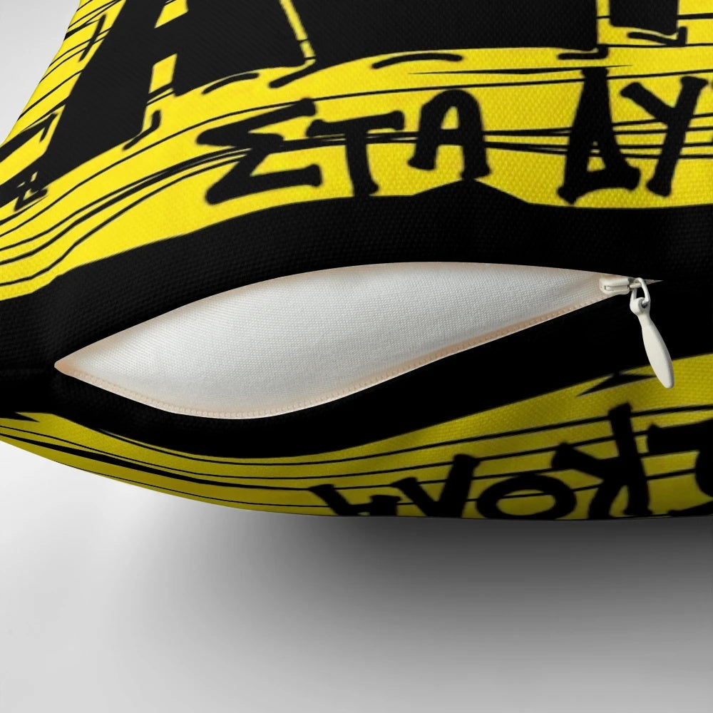 Aek Athens Greece Football Fans Gate 21 Pillow