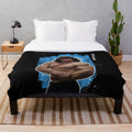 Cozy plush blanket with Sam Sulek's aesthetic motivation design