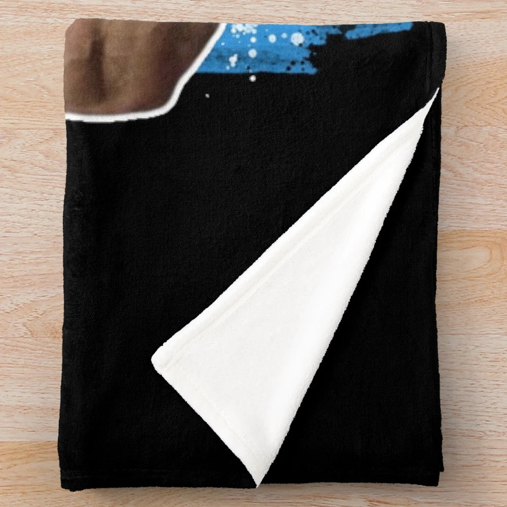 Cozy plush blanket with Sam Sulek's aesthetic motivation design