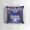 Agatha All Along Marvel TV Show Pillow, featuring Wanda and Vision characters