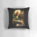 Decorative pillow featuring a classic Agatha Christie Miss Marple design