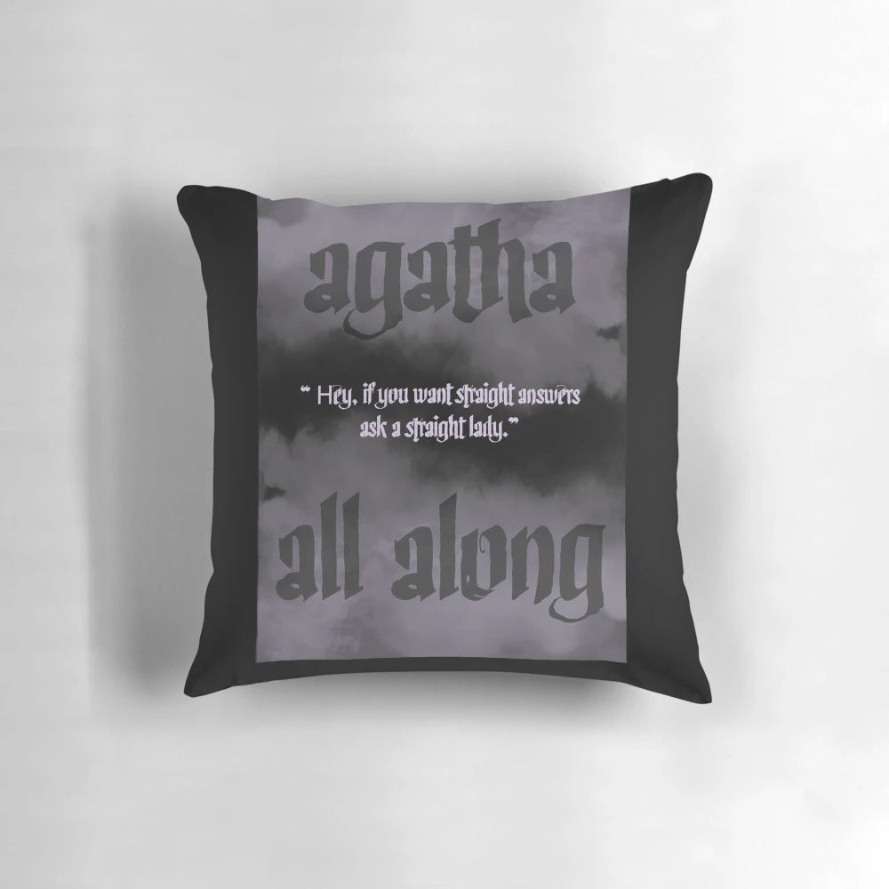 Agatha Harkness Marvel WandaVision Themed Pillow