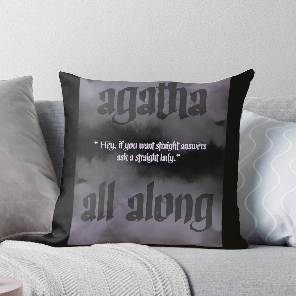 Agatha Harkness Marvel WandaVision Themed Pillow
