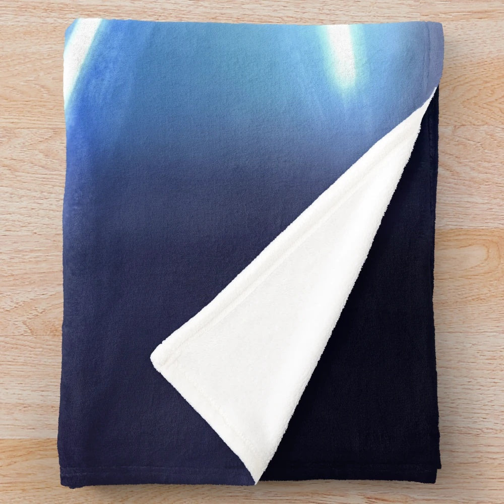 Ahsoka-Inspired Plush Blanket featuring the Togruta Jedi character from Star Wars