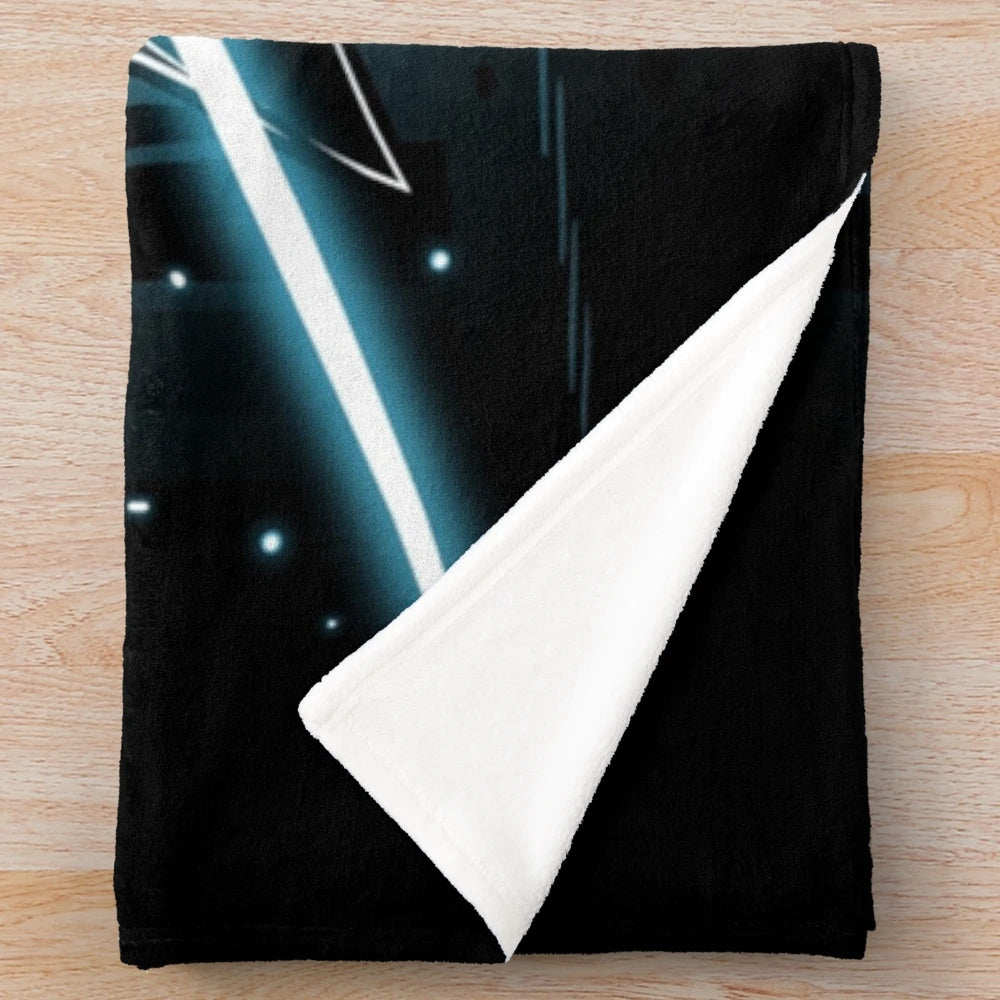 Ahsoka Tano plush blanket with Star Wars and anime-inspired design