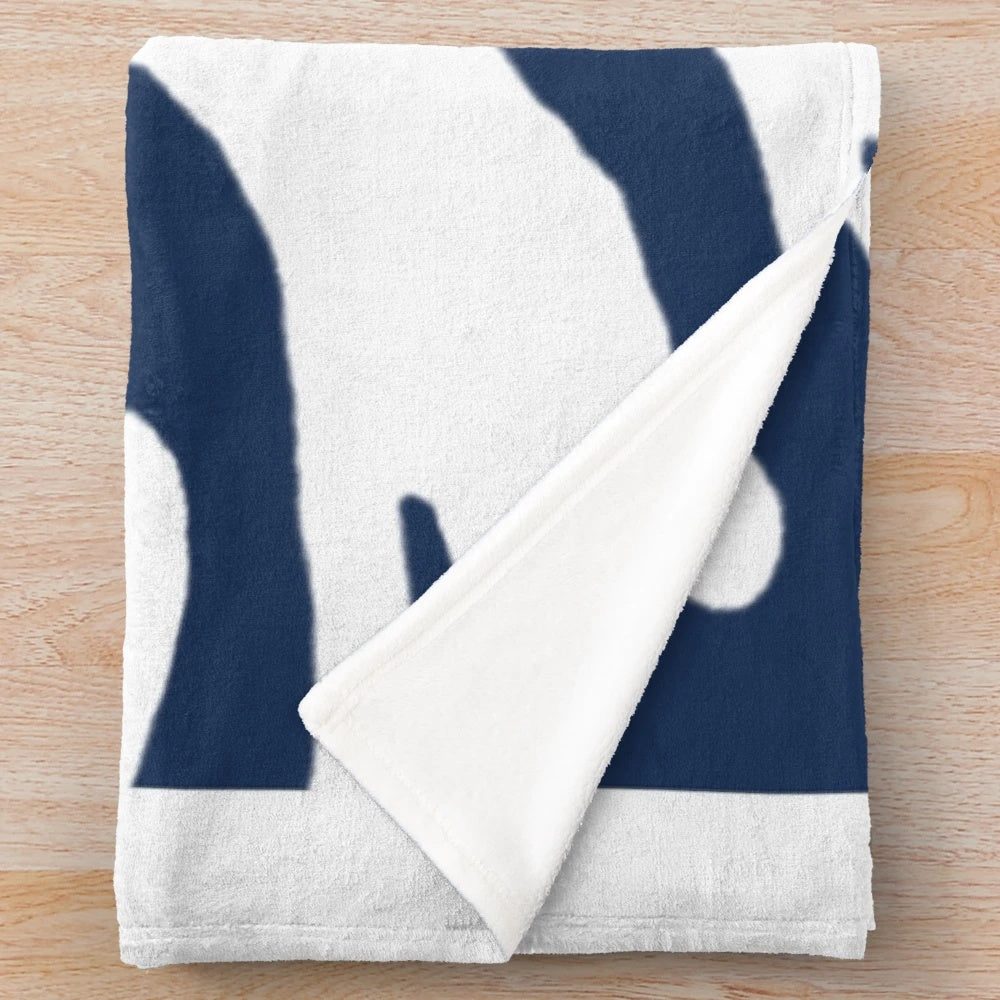 Ahsoka Tano inspired plush blanket featuring the character from Star Wars