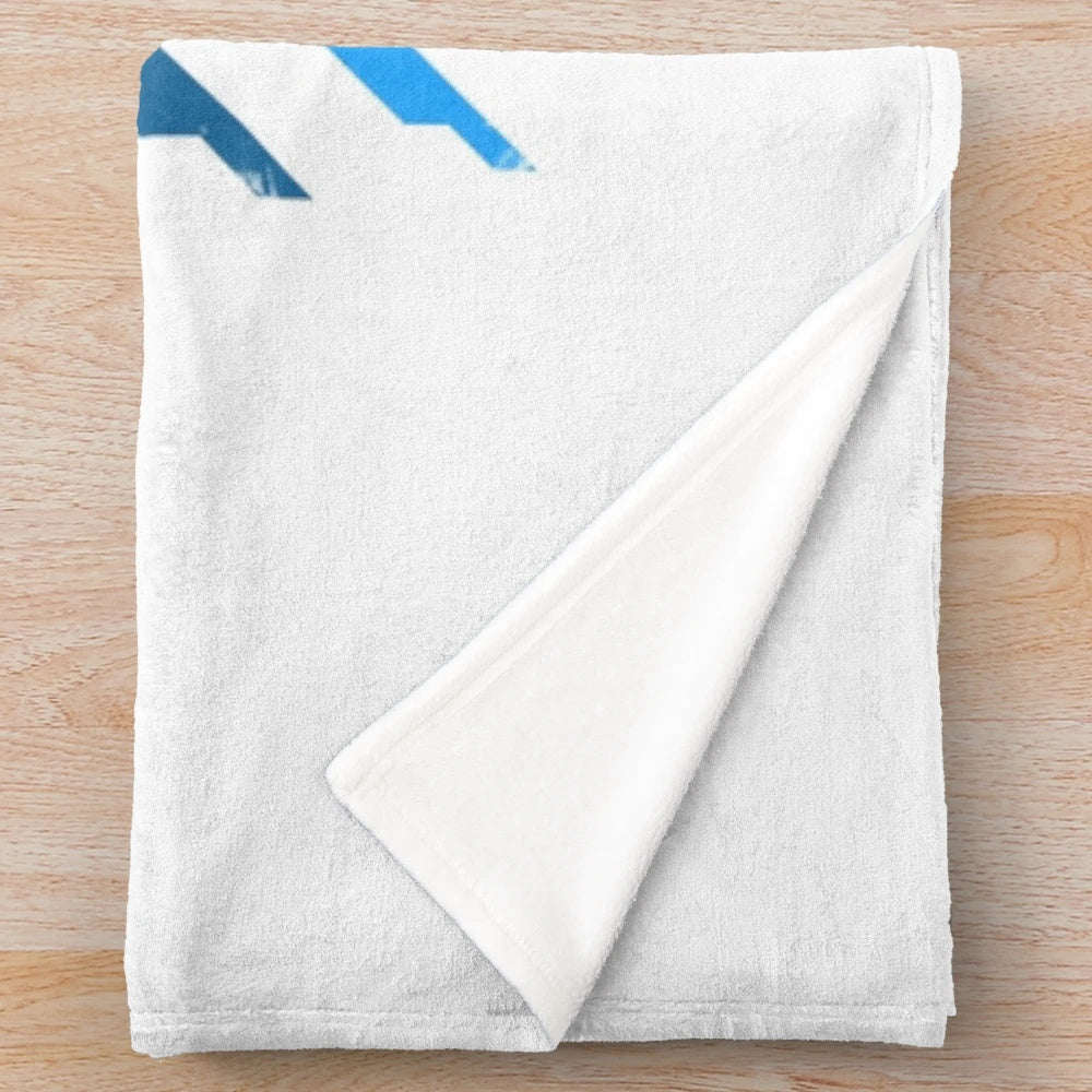 Ahsoka Tano inspired plush blanket featuring the Jedi Knight from the Star Wars universe